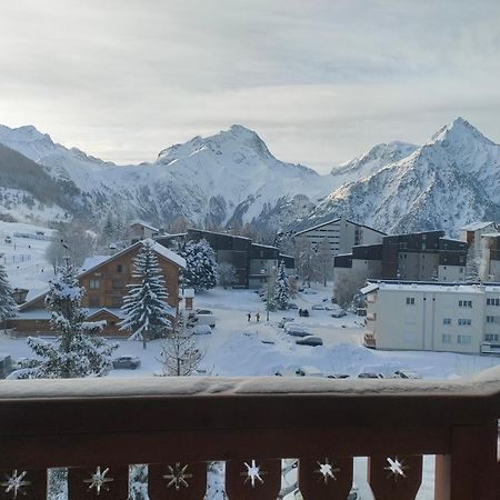 Residence Plein Sud A Cote Jandri Express, Front De Neige, Vue Splendide, Label 2 Alpes, Classe 2 Etoiles Tourisme 莱德萨阿尔卑斯 外观 照片