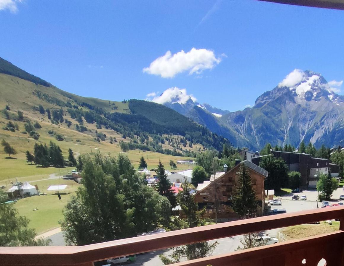 Residence Plein Sud A Cote Jandri Express, Front De Neige, Vue Splendide, Label 2 Alpes, Classe 2 Etoiles Tourisme 莱德萨阿尔卑斯 外观 照片